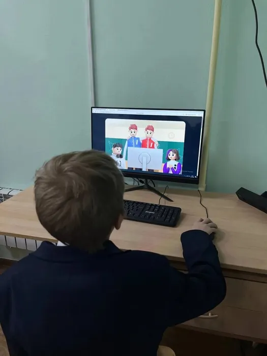 Обучаюшийся проходит испытания в тренажёре