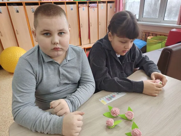 Обучающиеся 1К и их работы