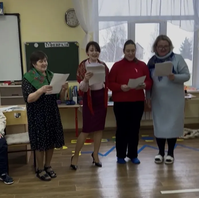 Родители поют частушки