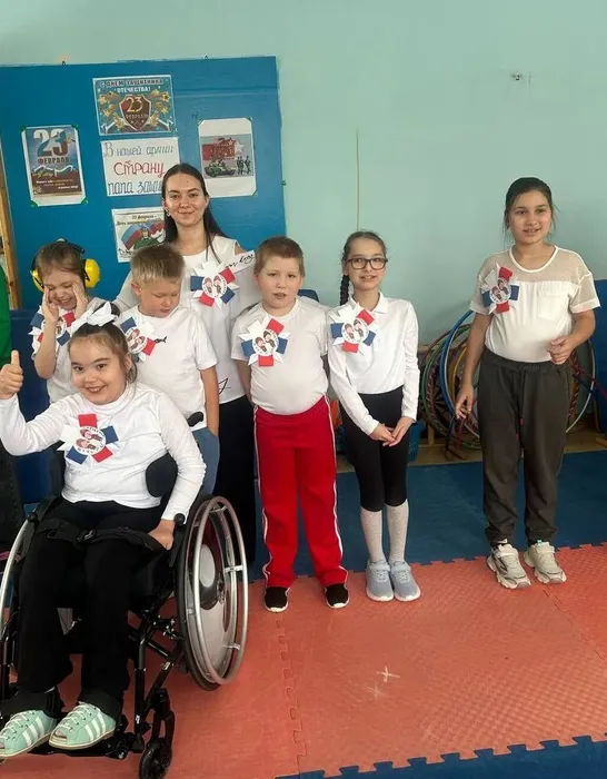 Ученики 1С класса к эстафете готовы