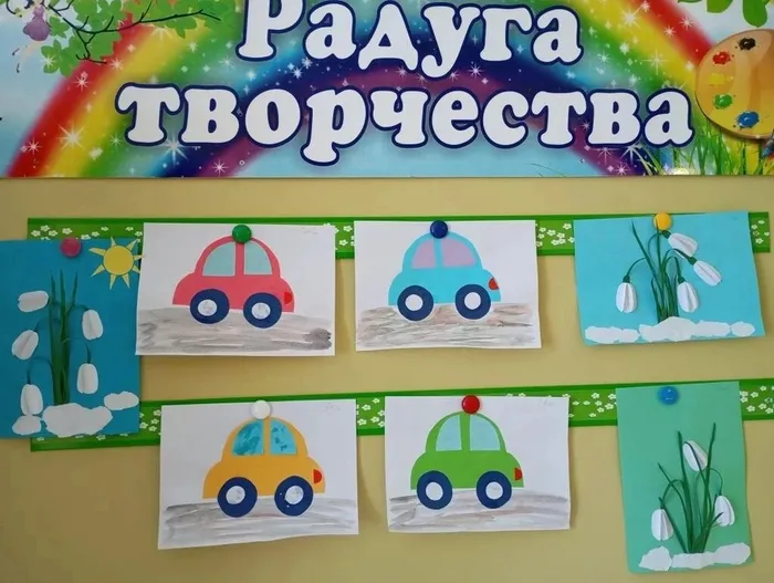 Выставка детских работ по теме Транспорт
