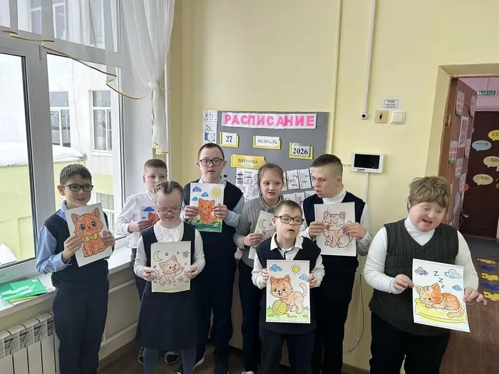 Пушистые питомцы и ребята 4Е