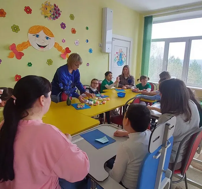 Процесс изготовления открыток Воздушные шары