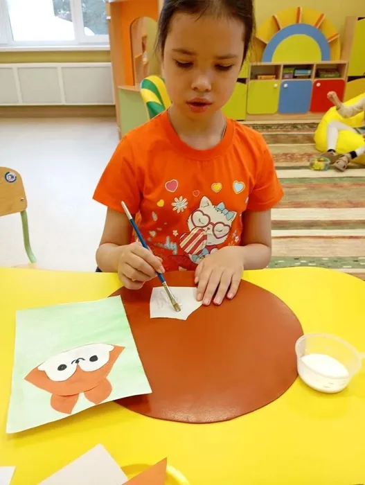 воспитанница на занятии