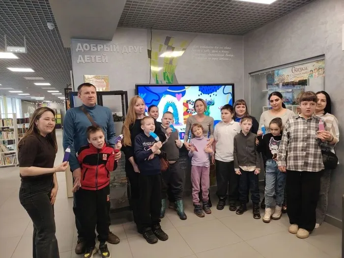 1К класс в гостях в библиотеке