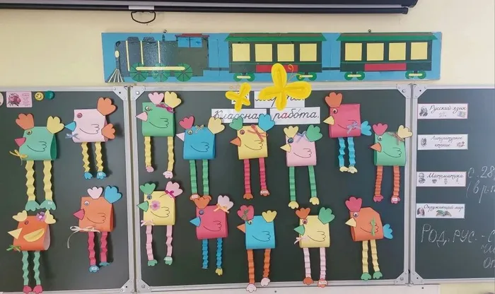 Выставка детских работ Пасхальные курочки и петушки